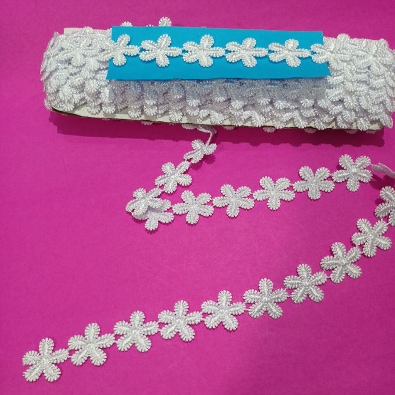 Guipir Poliéster branco ref Chl 654