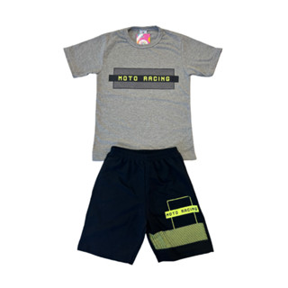 Kit 2 peças 1 Camiseta + 1 Bermuda, 1 Conjunto Masculino Infantil cores e modelos sortidos em Promoção Juvenil 1 ao 14