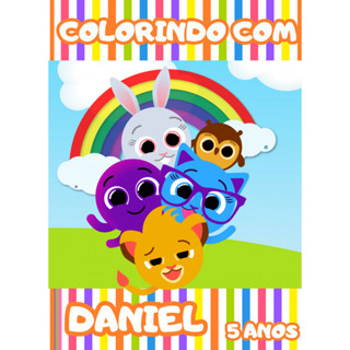 10 LIVROS DE COLORIR PERSONALIZADOS BOLOFOFOS