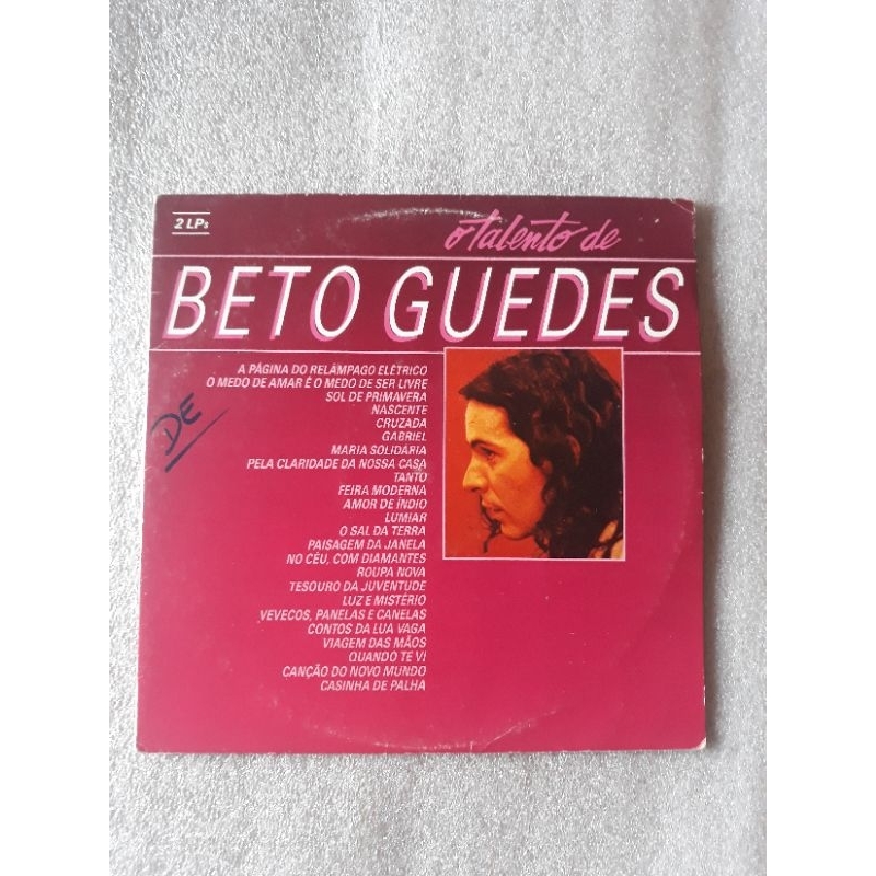 LP Beto Guedes - O Talento de Beto Guedes  1985