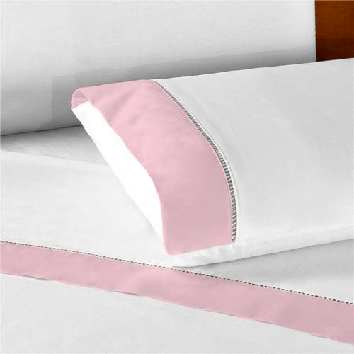 Fronha de Berço com Ponto Palito 30cm x 40cm 100% Algodão Percal 200 Fios em Oferta na Shopee