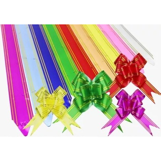 Laço fácil filete dourado GRANDE (pct. 100un.) 30x480mm em Oferta na Shopee