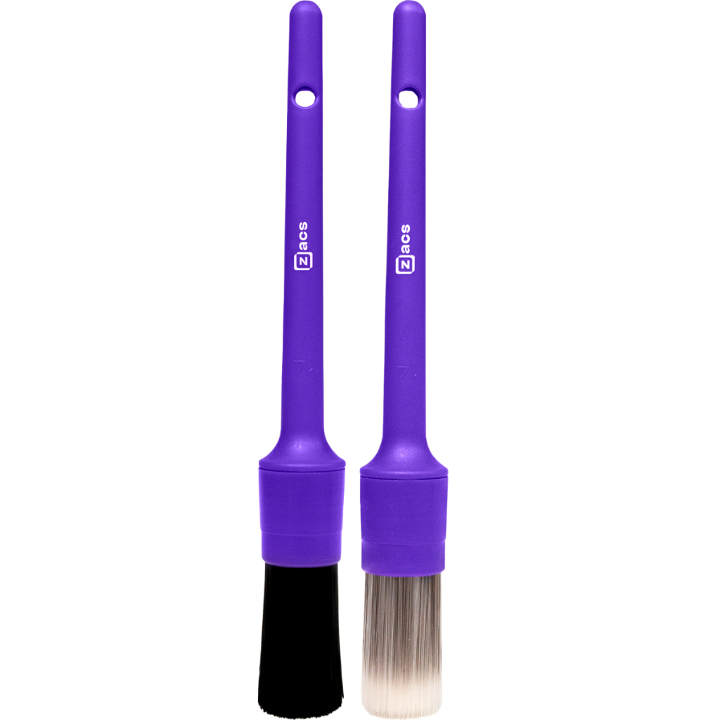 Kit 2 Pincéis para Detalhamento Automotivo Interno e Externo Zacs em Oferta na Shopee