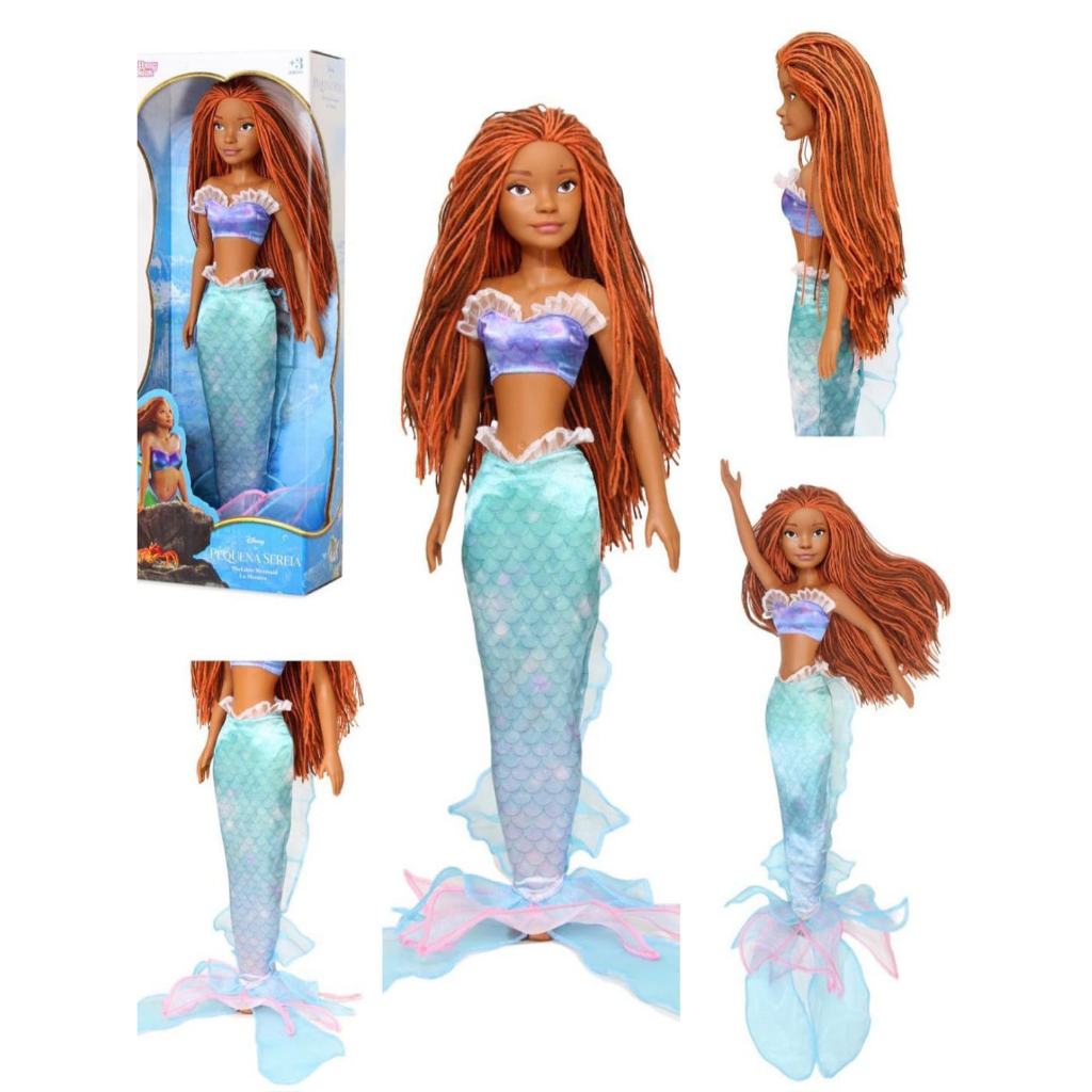 Boneca Pequena Sereia Ariel Filme 2023 Original BabyBrink