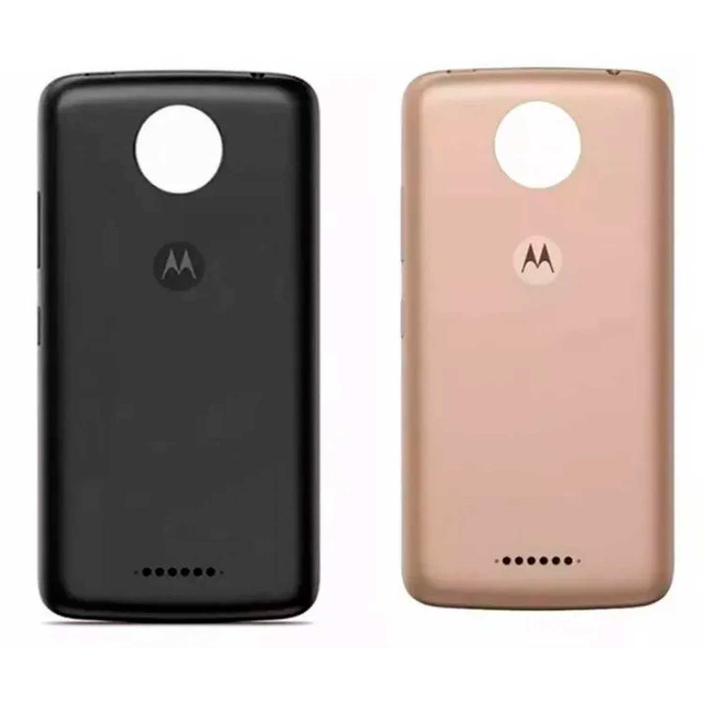 Tampa Traseira Compatível Moto C Plus Xt1726 - C/ Botão (ANTES DE COMPRAR LEIA A DESCRIÇÃO DO ANUNCIO)