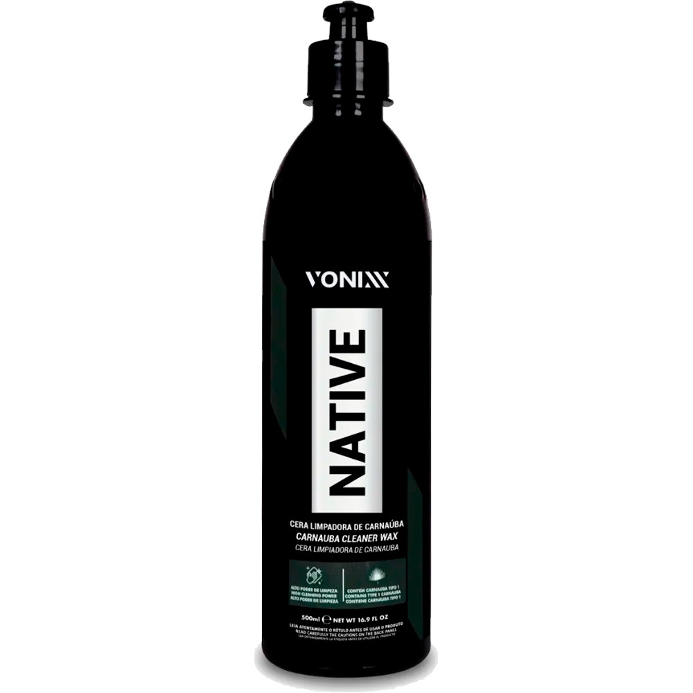 NATIVE CLEANER WAX 500 ML VONIXX em Oferta na Shopee