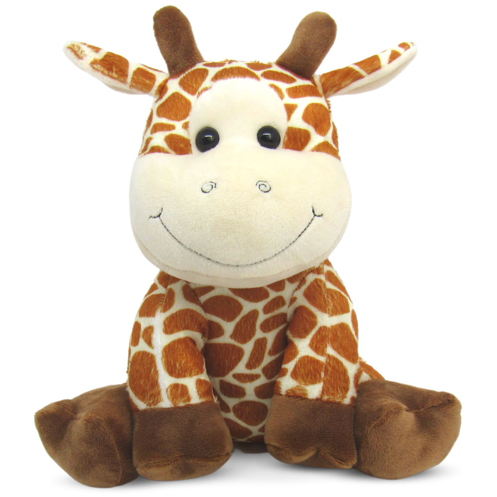 Bicho De Pelúcia Girafa Safari 25cm Decoração Quarto Infantil
