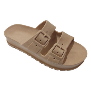 Sandália Papete Birken Duas Tiras Feminina Original Sola Alta Sandalia Mulher