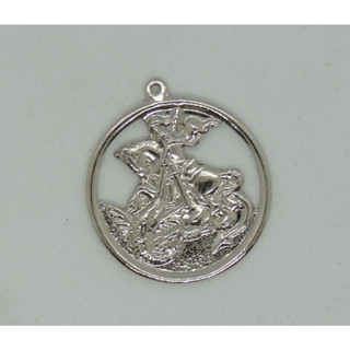 Pingente Medalha São Jorge com Aro