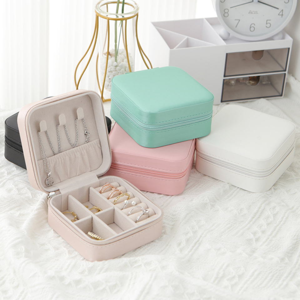 Porta Organizador Joia Portátil Viagem Colar Anel Brinco Presente Ideal Necessaire