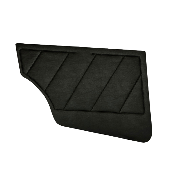 Kit Forro Dianteira + Lateral Traseira Porta Fiat Uno Premio Elba 4 Portas Preto — imagem 2 de 2