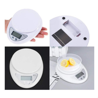 Balança De Precisão Com Bandeja De Cozinha Até 5kg Digital em Oferta na Shopee