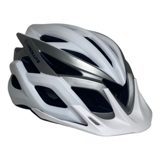Capacete Ciclismo Absolute Mtb Wild Flash Branco Led Integrado Usb Com Carregador E Viseira