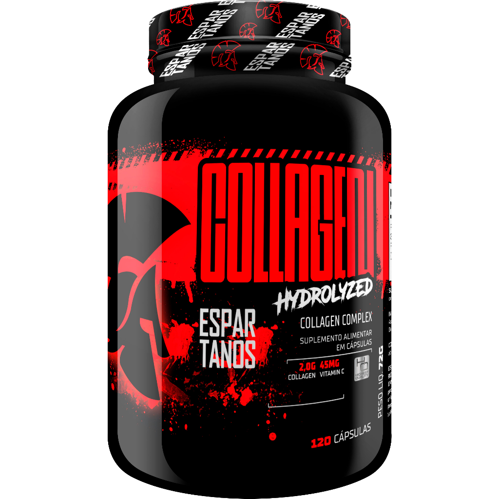 Colágeno Hidrolisado 120 Cápsulas - Espartanos - Health