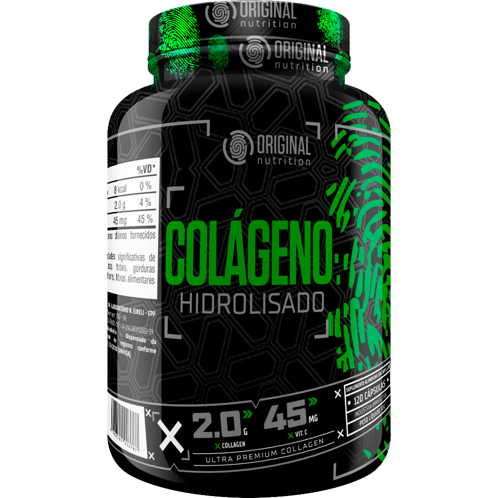 Colágeno Hidrolisado ON 120 Cáps - Original Nutrition