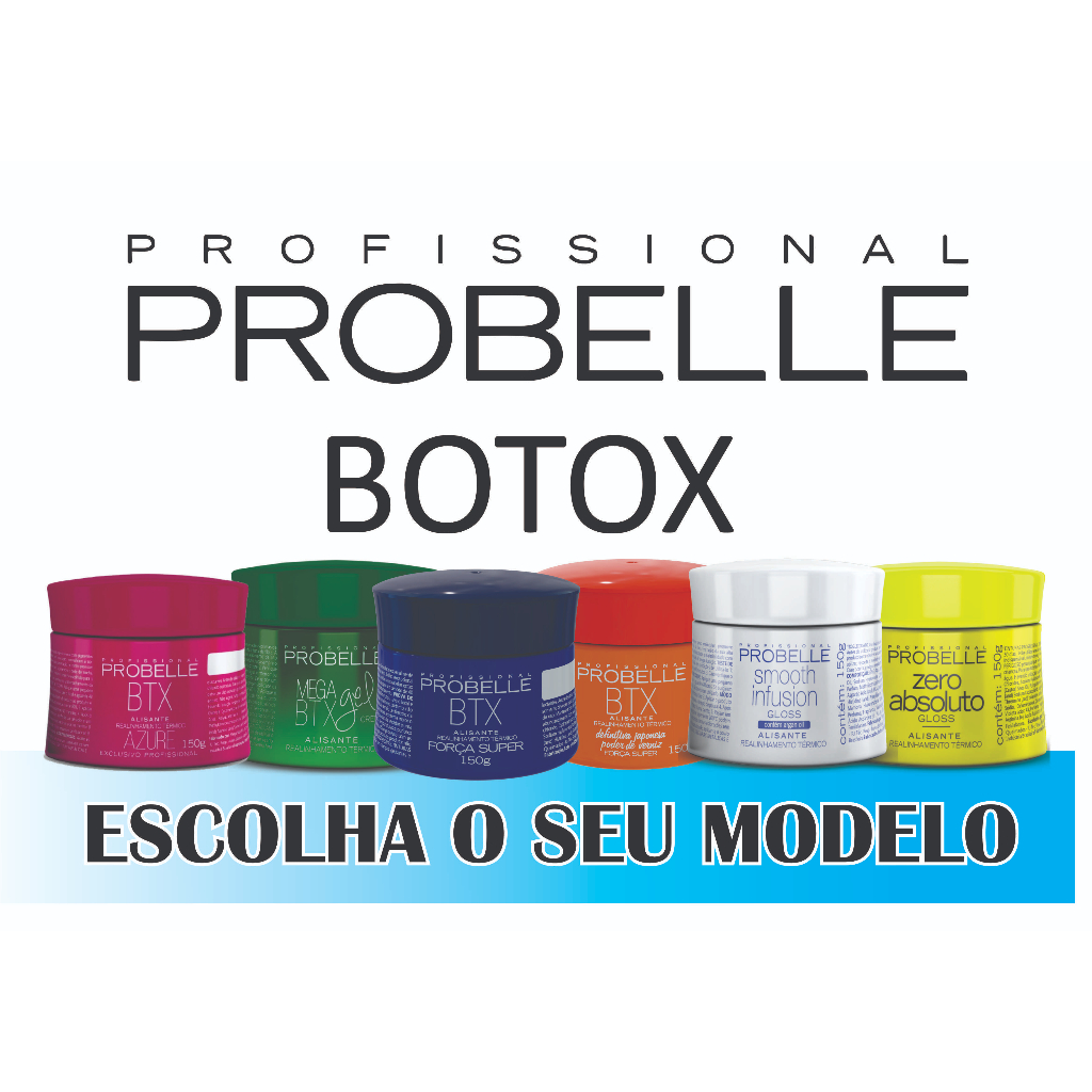 Botox Capilar Probelle 150g - (Escolha a sua)