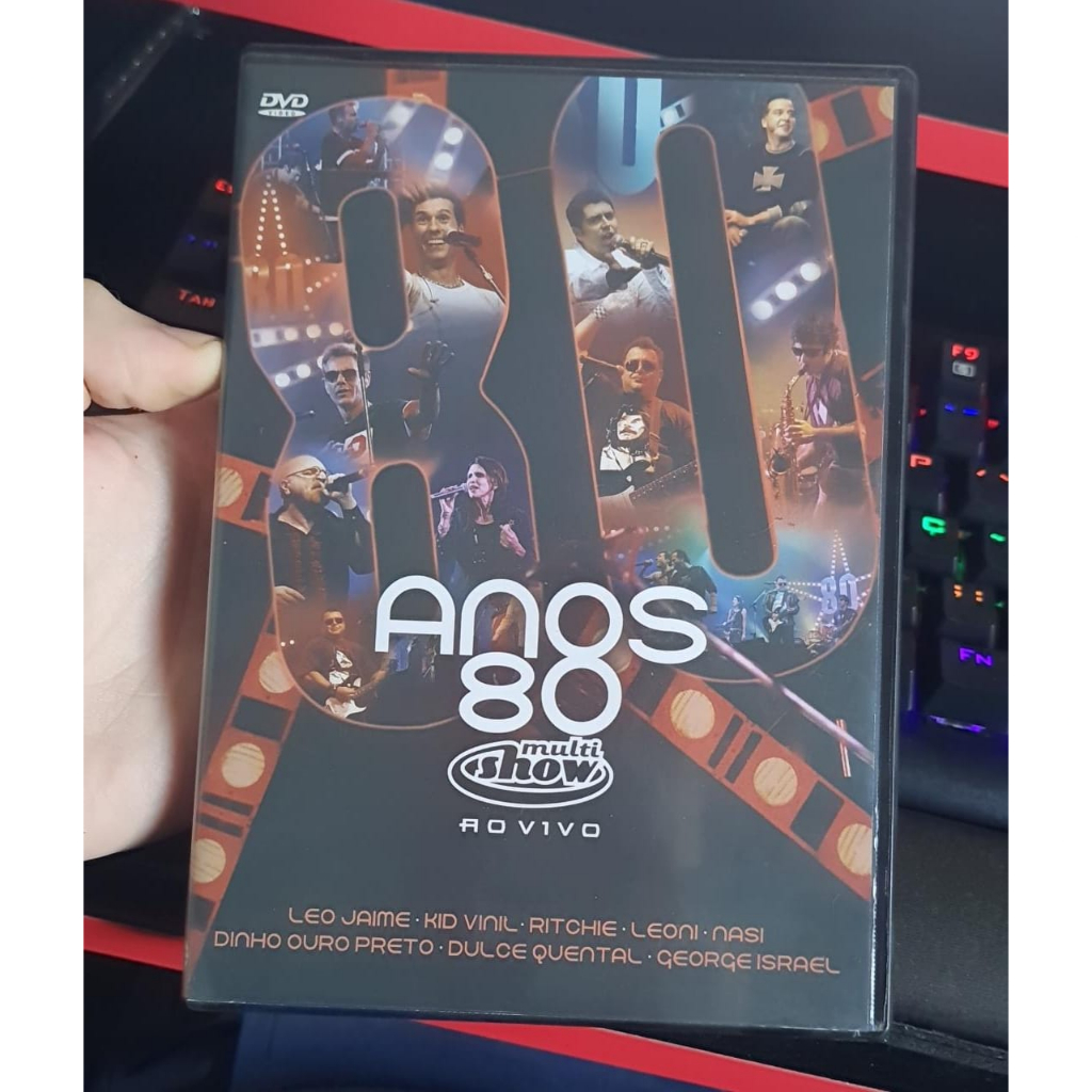 DVD Anos 80 Multi Show ao vivo (Leo Jaime, Kid Vinil, Ritchie etc)