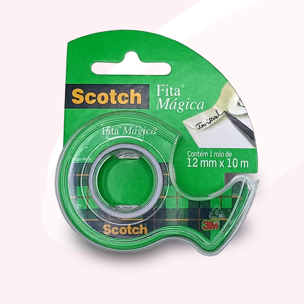 Fita Mágica Scotch Adesiva Invisível Com Suporte Ou Refil Original 3M — imagem 2 de 2