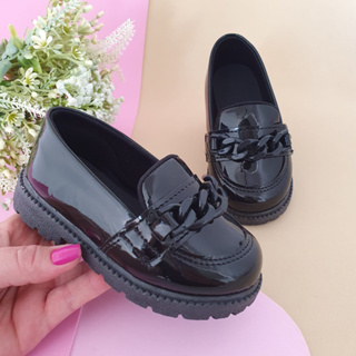 Sapato Mocassim Tratorado Feminino Infantil Feminino Oxford Menina em Oferta na Shopee