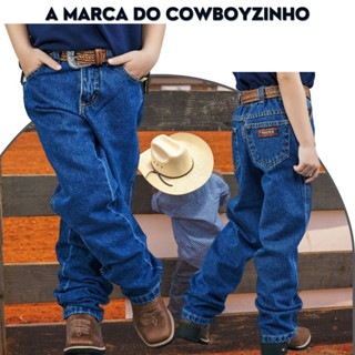 Calça Infantil Menina Menino Docks Stone Tradicional Azul Escuro Lisa Com Elastano Para Criança Estilo Country Para Usar Com Botinha