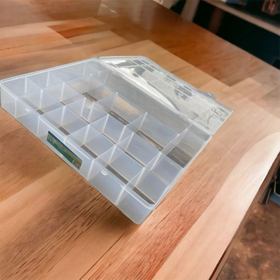 Caixa Organizadora Com 20 Divisões  Box Organizador Com Tampa em Oferta na Shopee