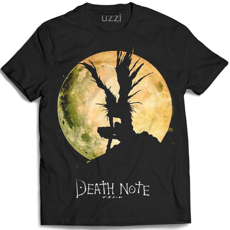 Camiseta Death Note L Kira Ryuk Anime Adulto e Infantil em Oferta na Shopee