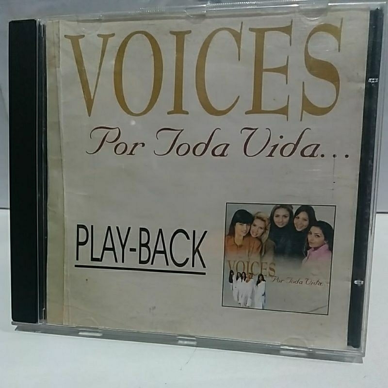 CD VOICES -PLAY-BACK POR TODA VIDA... TIRAGEM AD-1000