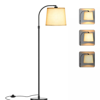 Luminária Chão 1,7m Piso Arco Lustre Metal 3 Niveis De LuZ em Oferta na Shopee