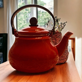 Bule Chaleira Art House Agata Retrô Vintage Esmaltado Café Chá 1,5 L