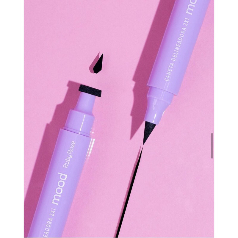 Imagem Caneta Delineadora 2 em 1 gatinho Mood Ruby Rose