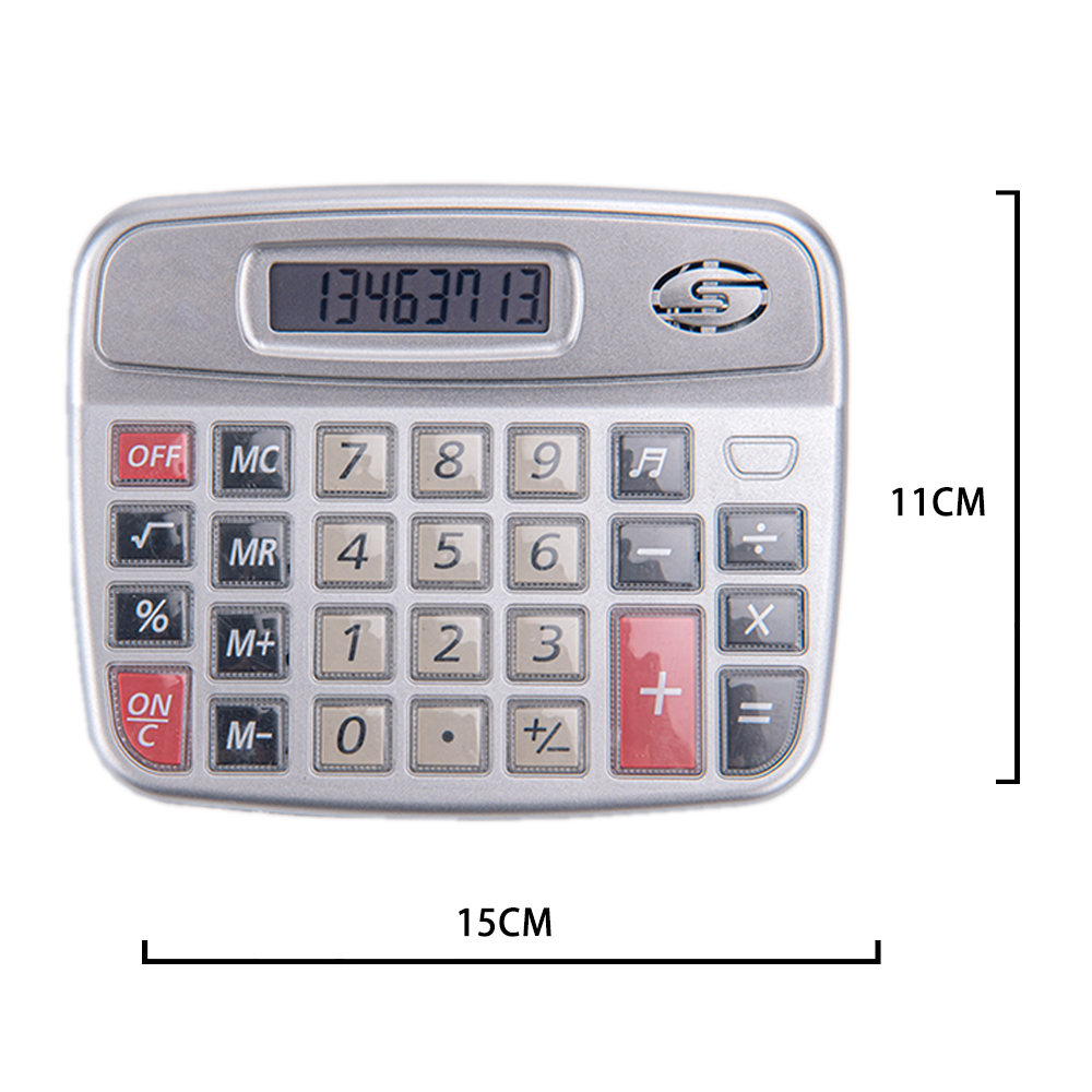 COM OFERTA Calculadora Comercial De Mesa 8 Dígitos 3 Modelos Diferente Para Escolher Papelaria do estudante Ferramentas de exame Calculadora Prata