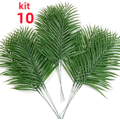 Kit C/10 Folhagem Artificial Espalhada Decoração Em Jardins Festa