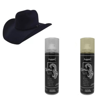 Brilho para Chapéu Boiadeira Ana Castela Country Rodeio Gliter Cowboy Rodeio Cabelo Roupas Festa Eventos