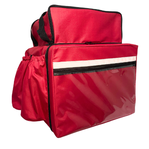 Capa Bolsa para Entrega Mochila Térmica Sem Isopor Bag Nylon Delivery Entregador Restaurante Alça Reforçada