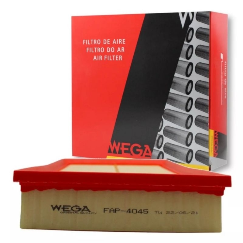 FILTRO DE AR WEGA FAP4045=ARL6093 A3, BORA, GOLF, NEW BEETLE, POLO em Oferta na Shopee
