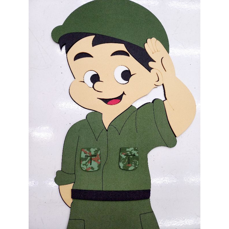 painel de eva Soldadinho, soldado