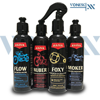 KIT FLOW 240ML + FOXY 240ML + MOKER 240ML + NUBER 240ML RAZUX em Oferta na Shopee