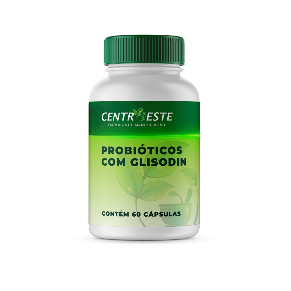 Probióticos com Glisodin com 60 cápsulas