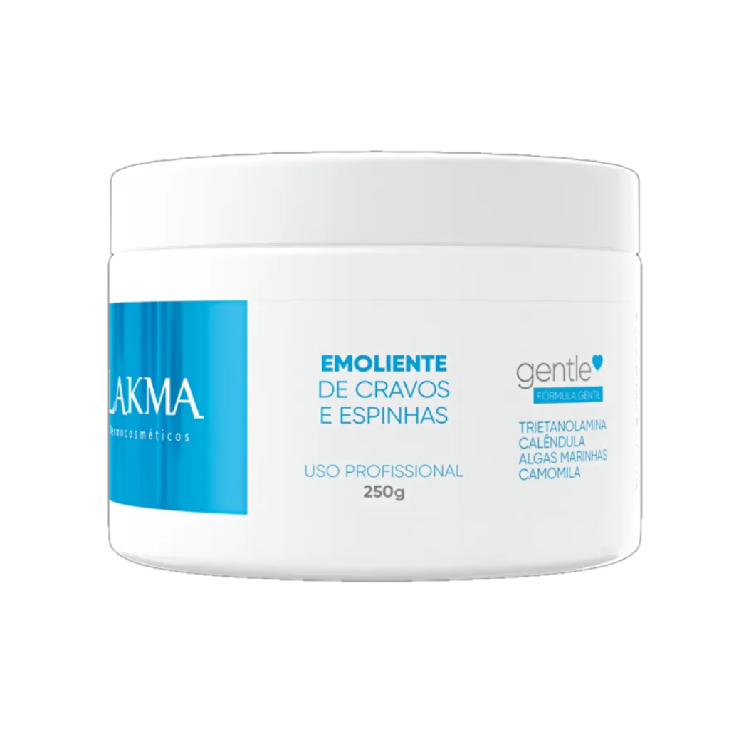 Creme Emoliente Facial Extração Limpeza de Pele Lakma 250g