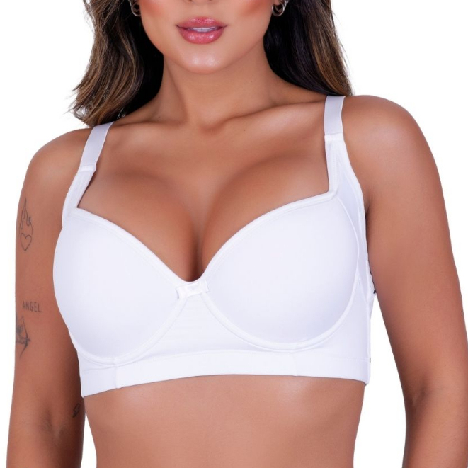 Sutiã Plus Size Reforçado Microfibra Básico Conforto Sustentação 44 ao 56