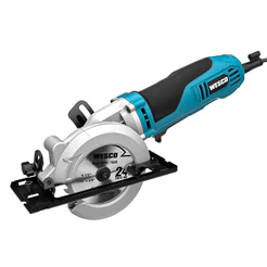 Serra Circular Compacta 750W 120mm Corte Madeira Ferro Cerâmica Rápido Profissional WESCO WS3454