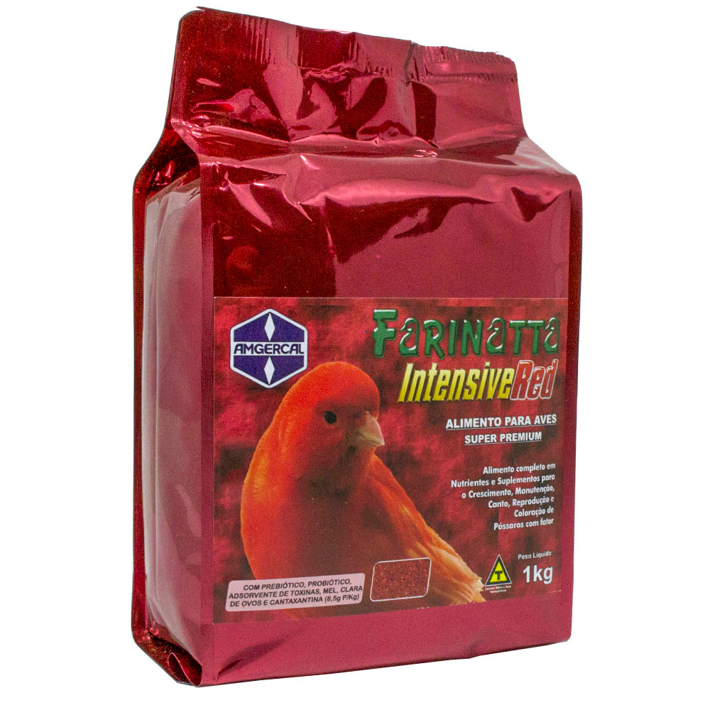 Amgercal Farinatta Intensive Red 1kg - Farinhada com Cantaxantina