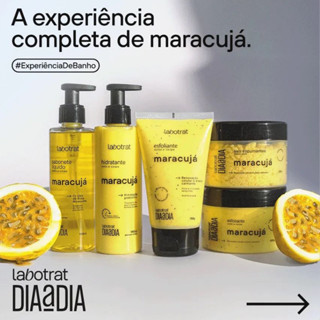 Kit Banho Labotrat de Maracujá (Renovação Celular & Efeito Calmante) Rosto e Corpo Dia a D...