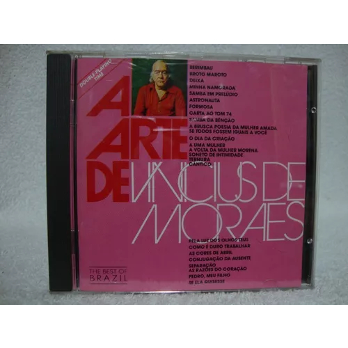 Cd Vinícius De Moraes- A Arte De Vinícius De Moraes