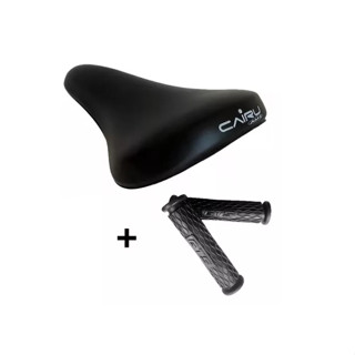Banco Selim Sela Cairu Ams 507 Bike Universal Super Macio Confortável + Manopla