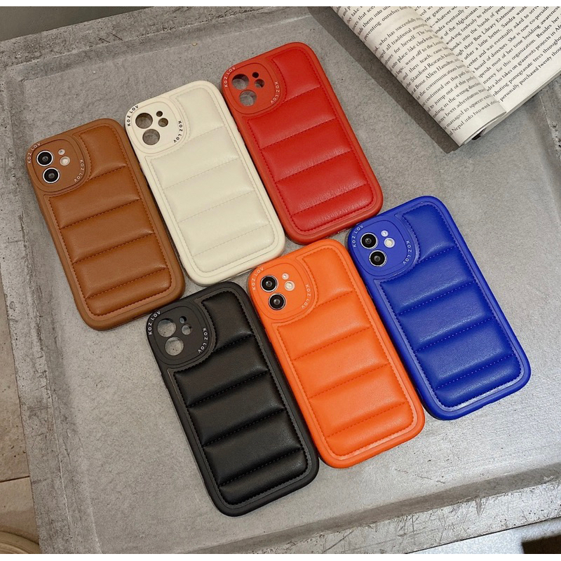 Capinha Jaqueta Unissex Case iPhone 14 14 Pro 14 Pro Max Capa Iphone Puffer Anti Impacto Anti Shock