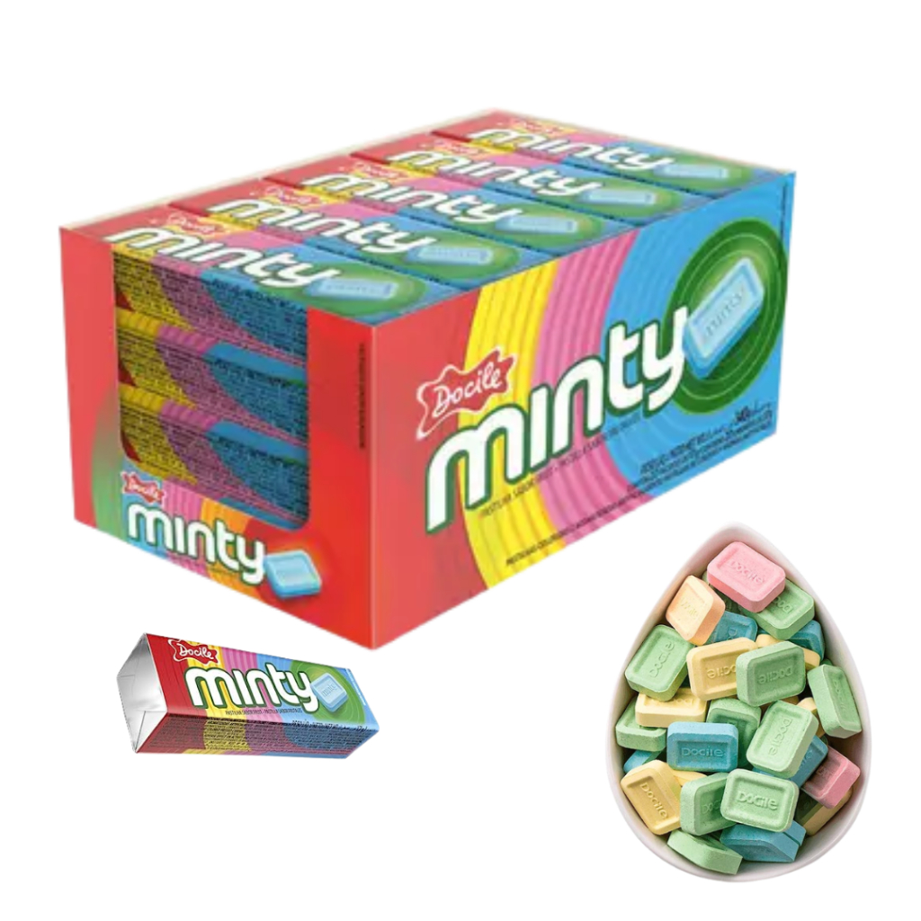 Pastilha Minty Frutas Com 20 Unidades - Docile em Oferta na Shopee