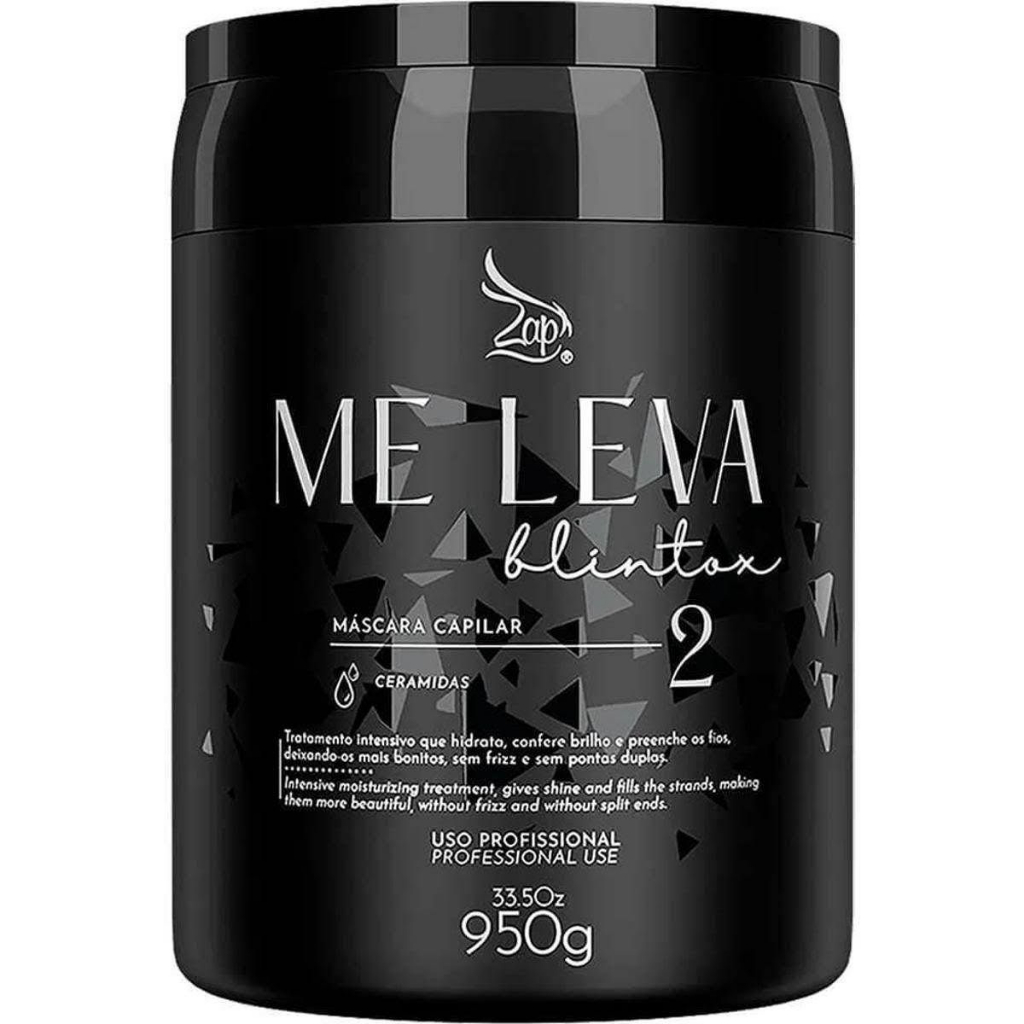 Máscara Btox Zap Cosméticos Me Leva Blintex 950g Original