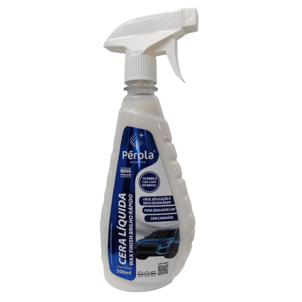 CERA WAX FINISH BRILHO RÁPIDO LÍQUIDA - PÉROLA 500ML