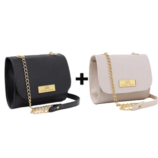 Kit 2 Bolsa Feminina MS/MARQUES SILVEIRA Alça Transversal Corrente reforçada Blogueira PRONTA ENTREGA ENVIO IMEDIATO